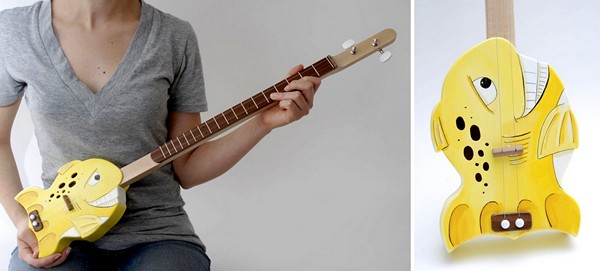 Правда, позволить себе такой эксклюзивный дизайнерский музыкальный инструмент сможет только очень состоятельный гитарист: цены в мастерской Celentano Woodworks указаны от 250$ за маленькую забавную укулеле и до 3000$ за гавайскую гитару в стиле стимпанк.